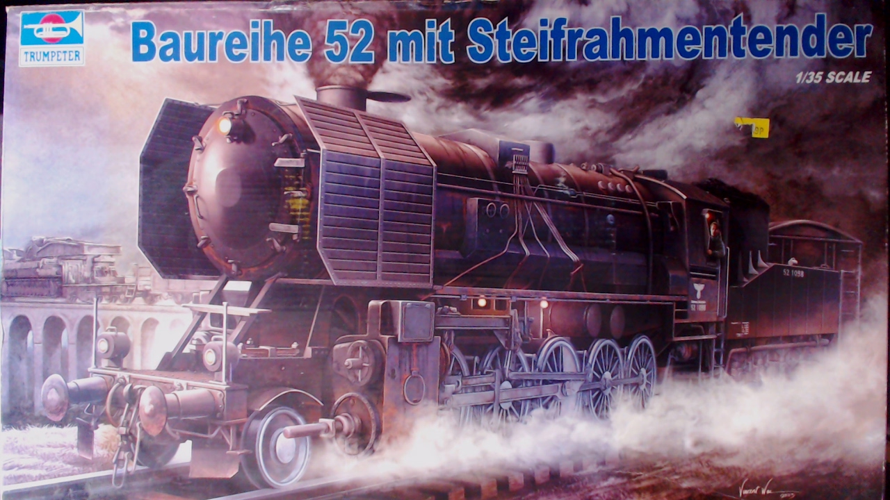 その他 Baureihe 52 mit Steifrahmentender 1/35 Baureihe 52 mit Steifrahmntender 1/35 scale By Trumpeter Box