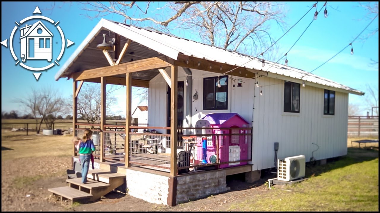 Family converts shed into a lovely tiny house for $16k!