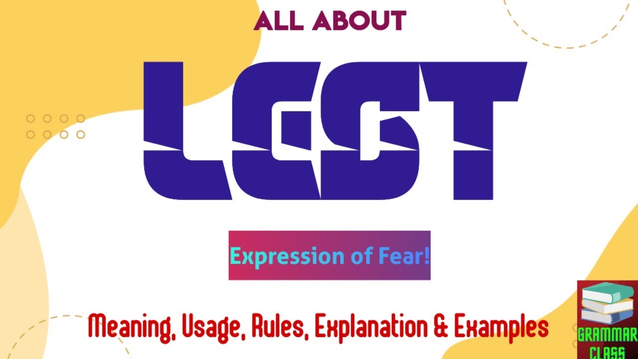 'Lest' Definition, Meaning  & Uses | Conjunction | Subjunctive Mood | Grammar