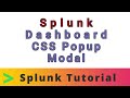 Dashboard CSS Popup Modal