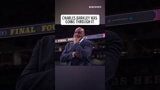 Charles Barkley was GOING THROUGH IT on the sidelines | College Basketball