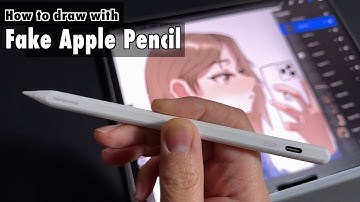 How to Draw with a Fake Apple Pencil without Pressure Sensitivity | Tutorial