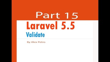 Laravel 5.5 tutorial validation part 15
