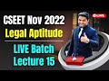 FREE CSEET Nov 2022 LIVE Batch | CSEET Legal Aptitude Online Classes for Nov 2022 | Lecture 15