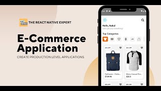 E-Commerce application using React Native for Beginners  || Production Level Apps