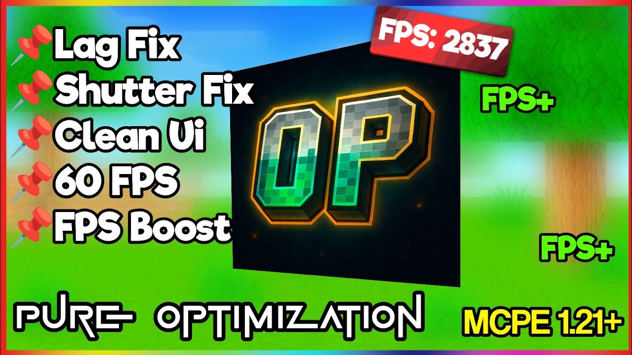 🔥 PURE OPTIMIZER MCPE 1.21+ | Ultra FPS Boost + Smooth Gameplay - YouTube