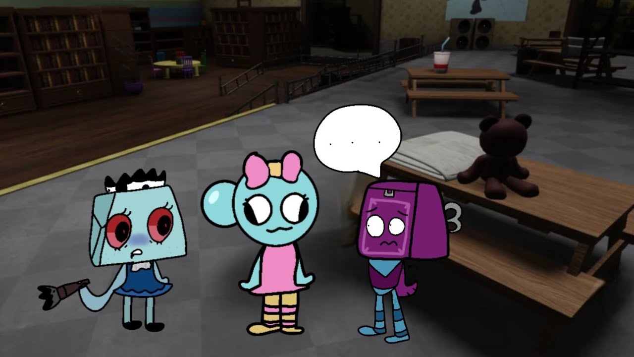 hiding from the twisted/ playing dandy's world with my sis - YouTube