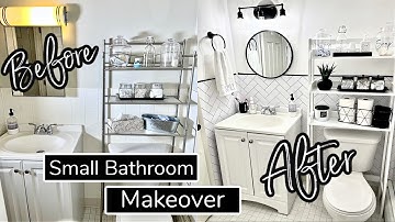 BATHROOM  MAKEOVER (DIY UNDER $100)