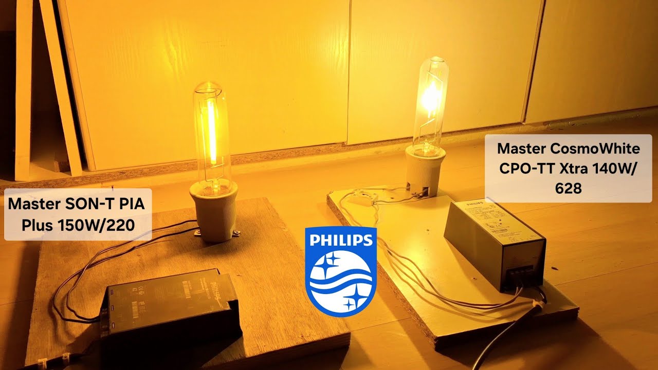 Preheating High Pressure Sodium HPS 150W lamp and Ceramic Metal Halide CPO 140W lamp