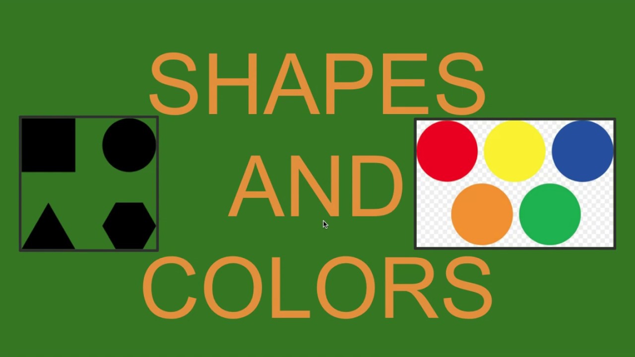 Shapes and Colors Game YouTube