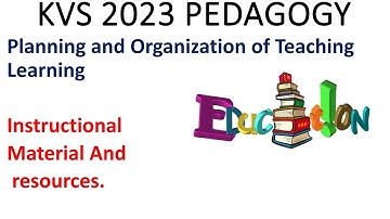 Instructional materials and resources | b.ed notes | instructional materials and resources #kvs