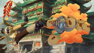 Monkeys Almond Cookies. Kung Fu Panda.