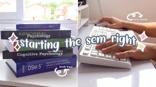 study vlog 📚📝 psych books haul, org works, and lots of reading