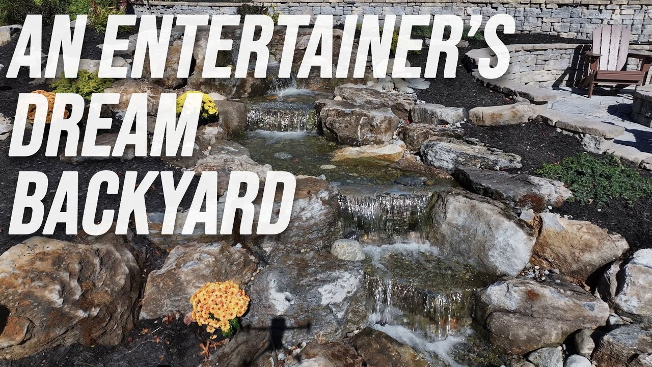 Building an EPIC Pondless Waterfall for the Ultimate Entertainer's Paradise!