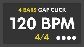 120 BPM - Gap Click - 4 Bars (4/4)