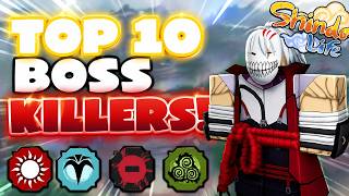 The *NEW* Top 10 Meta Boss KILLER In Shindo Life Recent Update!