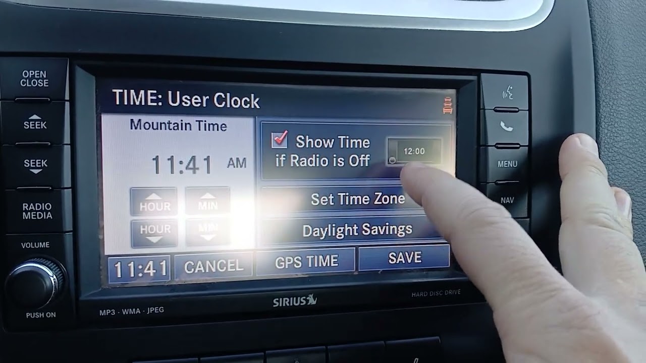How to Change the Time in a Dodge Avenger (2008–2014) | Clock Settings Guide