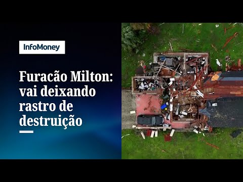 Furacão Milton avança pela Flórida, deixando um rastro de destruição
