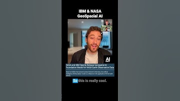 IBM & NASA GeoSpacial AI #shorts
