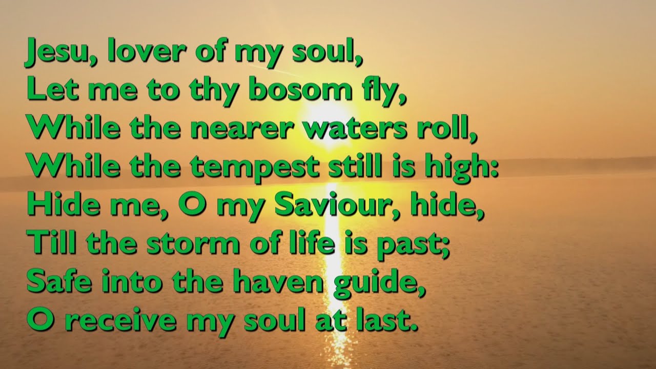 Jesu, Lover of My Soul (Tune: Aberystwyth - 4vv) [with lyrics for congregations]