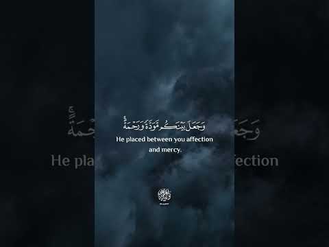 ومن آياته أن خلق لكم من أنفسكم أزواجا لتسكنوا إليها وجعل بينكم مودة ورحمة عبدالولي الاركاني