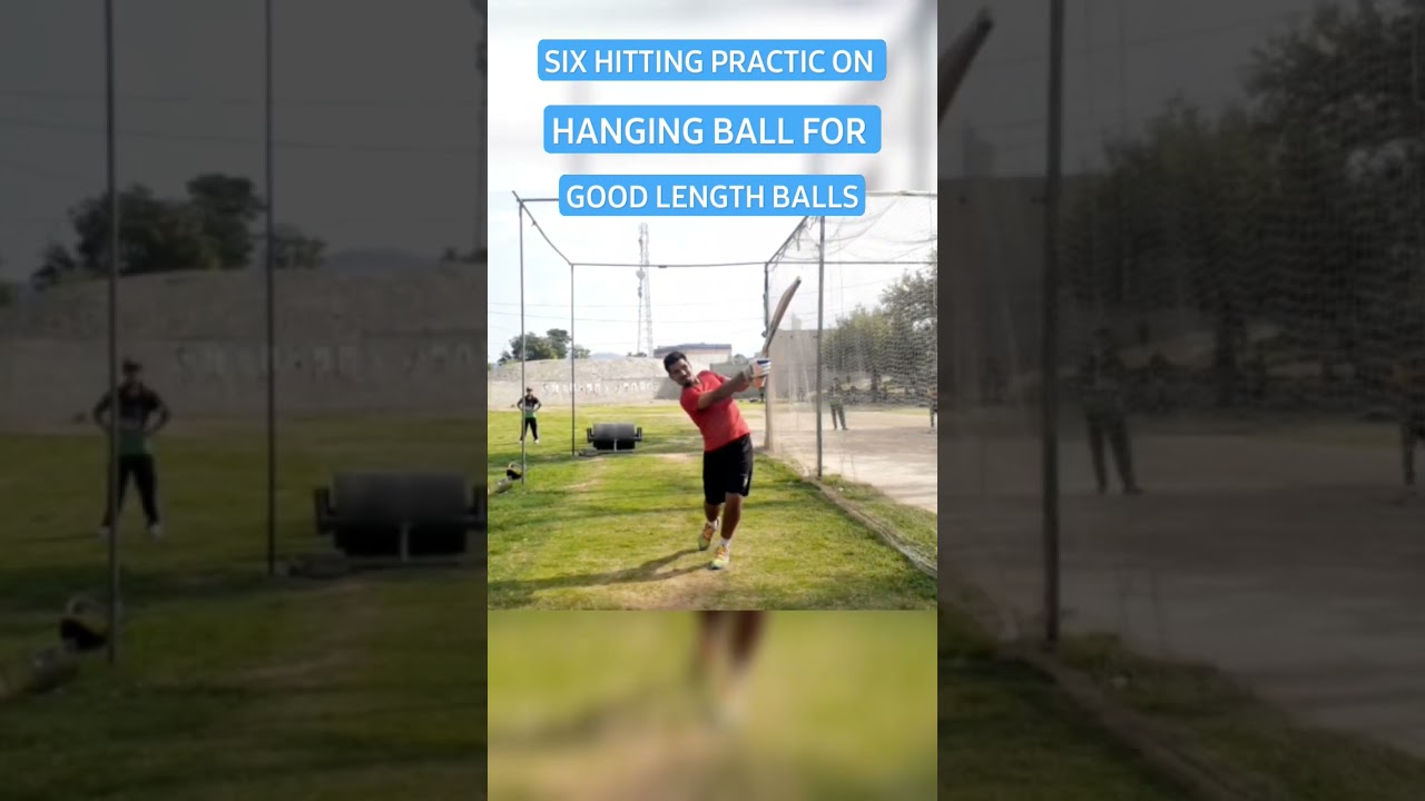six hitting practice for good length balls 