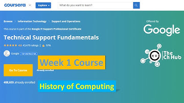 The Path to Modern Computers | Technical Support Fundamentals by Google | Week 1 | Coursera | 2020