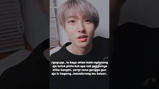 Pov: Reaksi abang tiri mu, pas km gak sengaja masuk ke kamarnya dan melihat abang mu lagi 🌚 #nct127