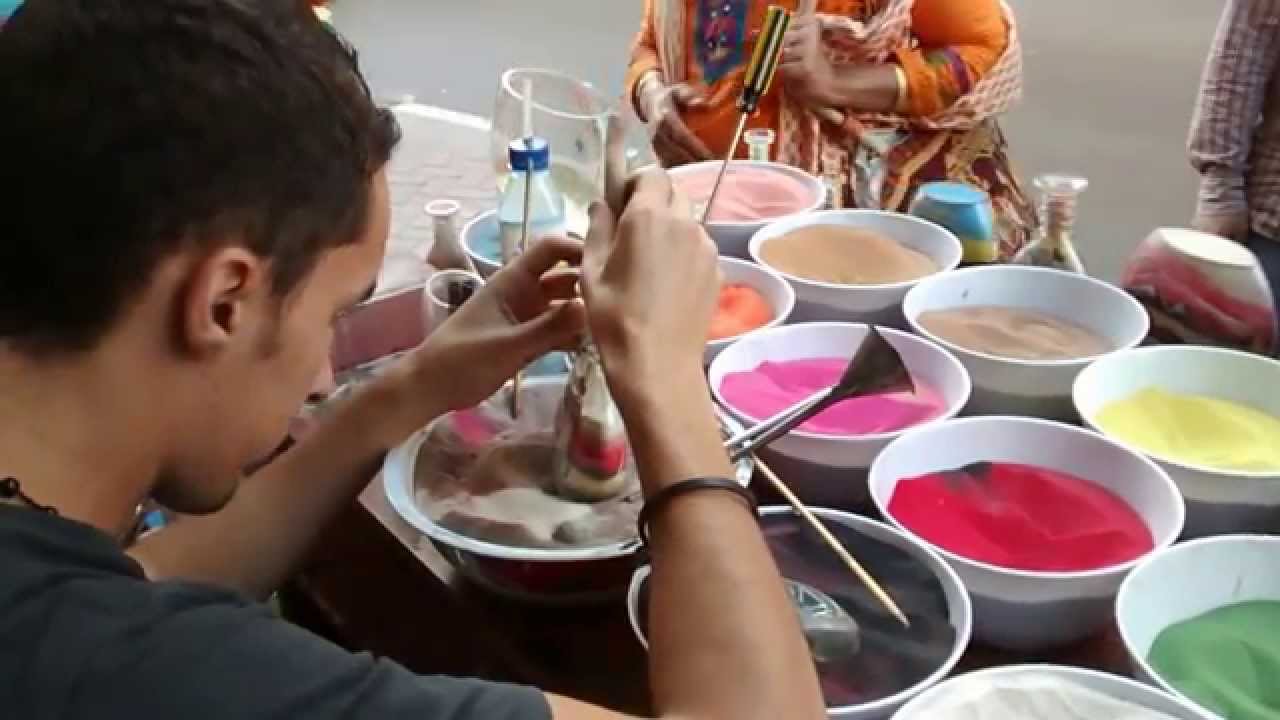Sand Art Dubai Spice Market YouTube