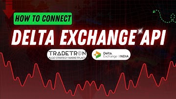 How to Connect Delta Exchange India API to Tradetron | Algo Trading on TradeTron with Delta Exchange