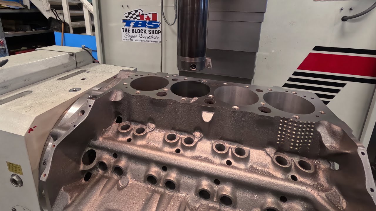 CHEVY 350 ENGINE BLOCK MACHINING!