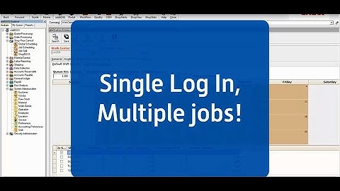 JobBOSS Tech Tip Tuesday: Single Log In, Multiple Jobs