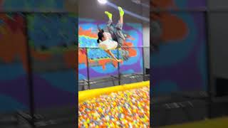 This Trampoline Is So 😮😲Fun! Why Didn't We Just Start Jumping Around Like This When We Were Kids