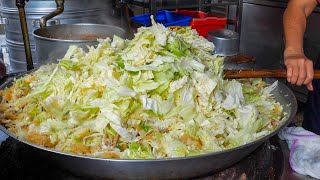 Full of Cabbage! Making Cabbage Rice, Braised Pork Skin / 高麗菜飯製作, 滷豬皮 - Taiwanese Street Food