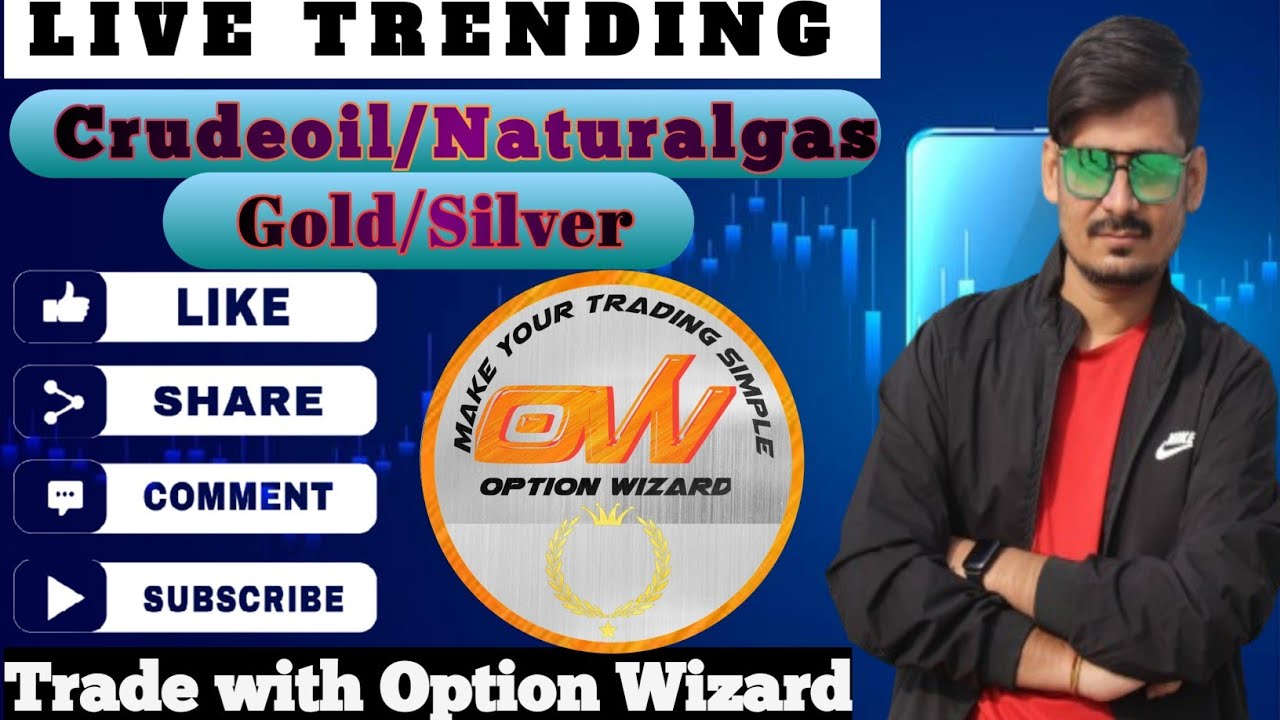 LIVE  CRUDEOIL TREDING  | 24|01|24 MCX PREDICATION LIVE | OPTION WIZARD |