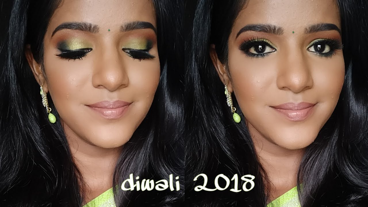 Diwali Makeup Tutorial On Dark Brown Skin 2018