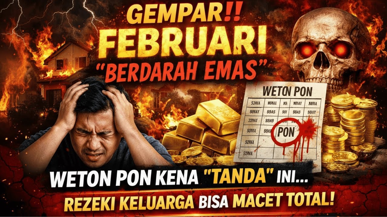GEMPAR‼️ FEBRUARI “BERDARAH EMAS” — Weton Pon Kena “Tanda” Ini… Rezeki Keluarga Bisa Macet Total!