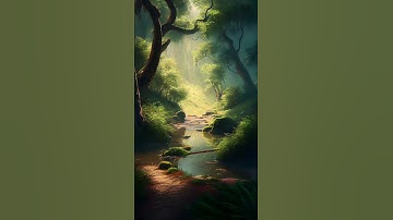 Most Beautiful forest, according to AI #ai #shorts  #midjourney #chatgpt #aiart