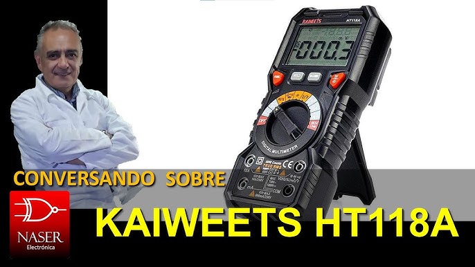 Polímetro KAIWEETS HT118E, 20.000 cuentas