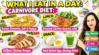 What I Eat In A Day On A Carnivore Diet | Animal Based Diet/ Meals