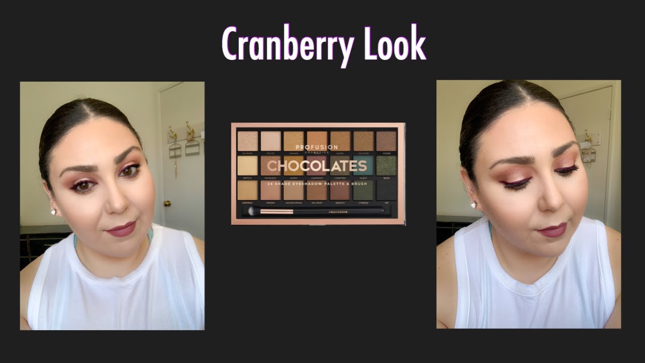 Fall Cranberry Look: Profusion Chocolates Palette