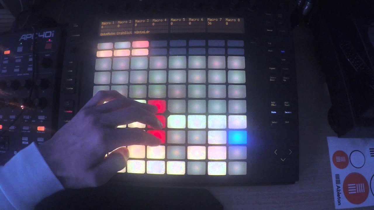 Quantum Mechanics Soundpack - Ableton Push 64 Pad Mode Jam