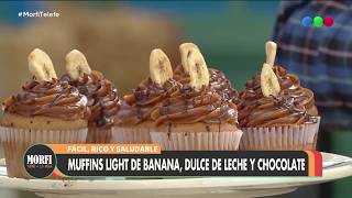Muffins light de banana - Morfi