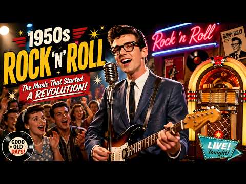 Turn Up the Jukebox and Feel Alive! 🎶🔥 | American Rock and Roll 1950 | Buddy Holly Style