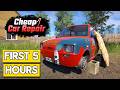 First 5 Hours Of Cheap Car Repair! - Day 1