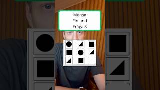 Mensa Finland Fråga 3 - #mensa #iq #iqtest #finland #test