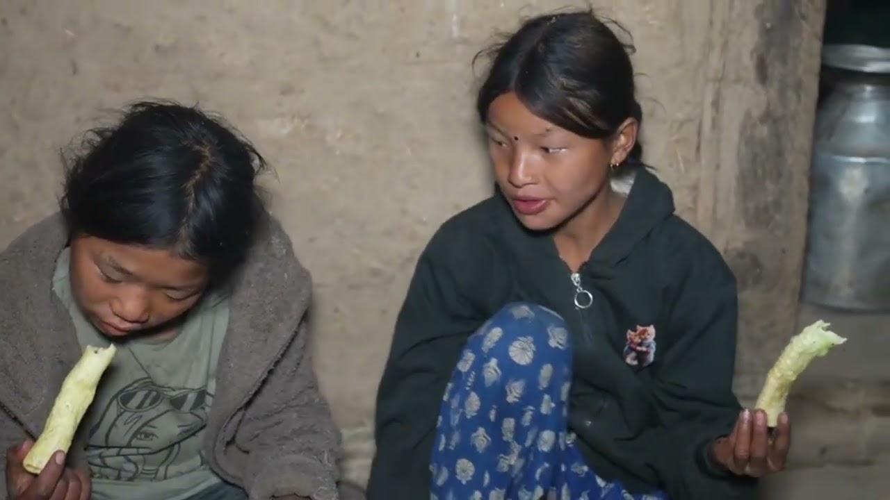 Cuihua's fried shrimp chips and buckwheat pancakes