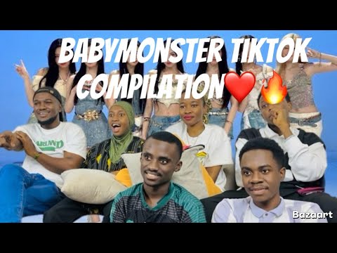 OUR REACTION TO BABYMONSTER TIKTOK COMPILATION❤🔥🔥