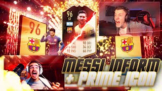 MESSI 96 INFORM + PRIME ICON IM PACK 🔥🔥🔥 FIFA 19 PACK OPENING