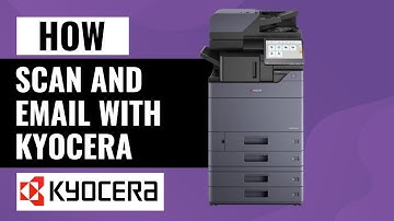 How To Scan and Email with Kyocera TASKalfa 4054ci | Step-by-Step Tutorial